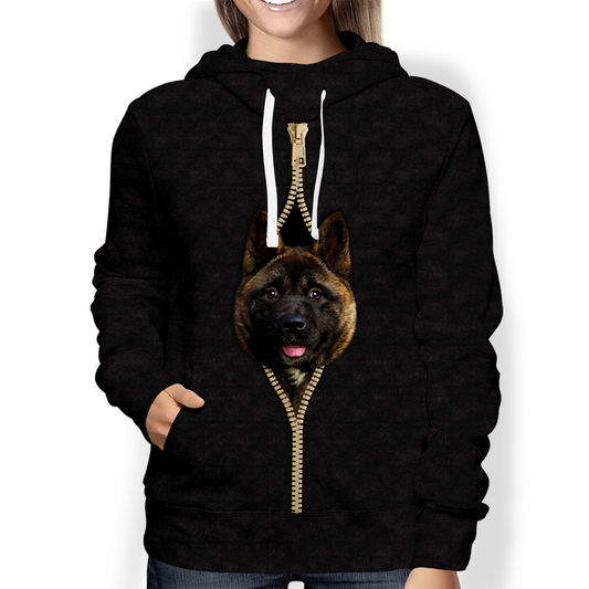 I'm With You - Akita Hoodie V4