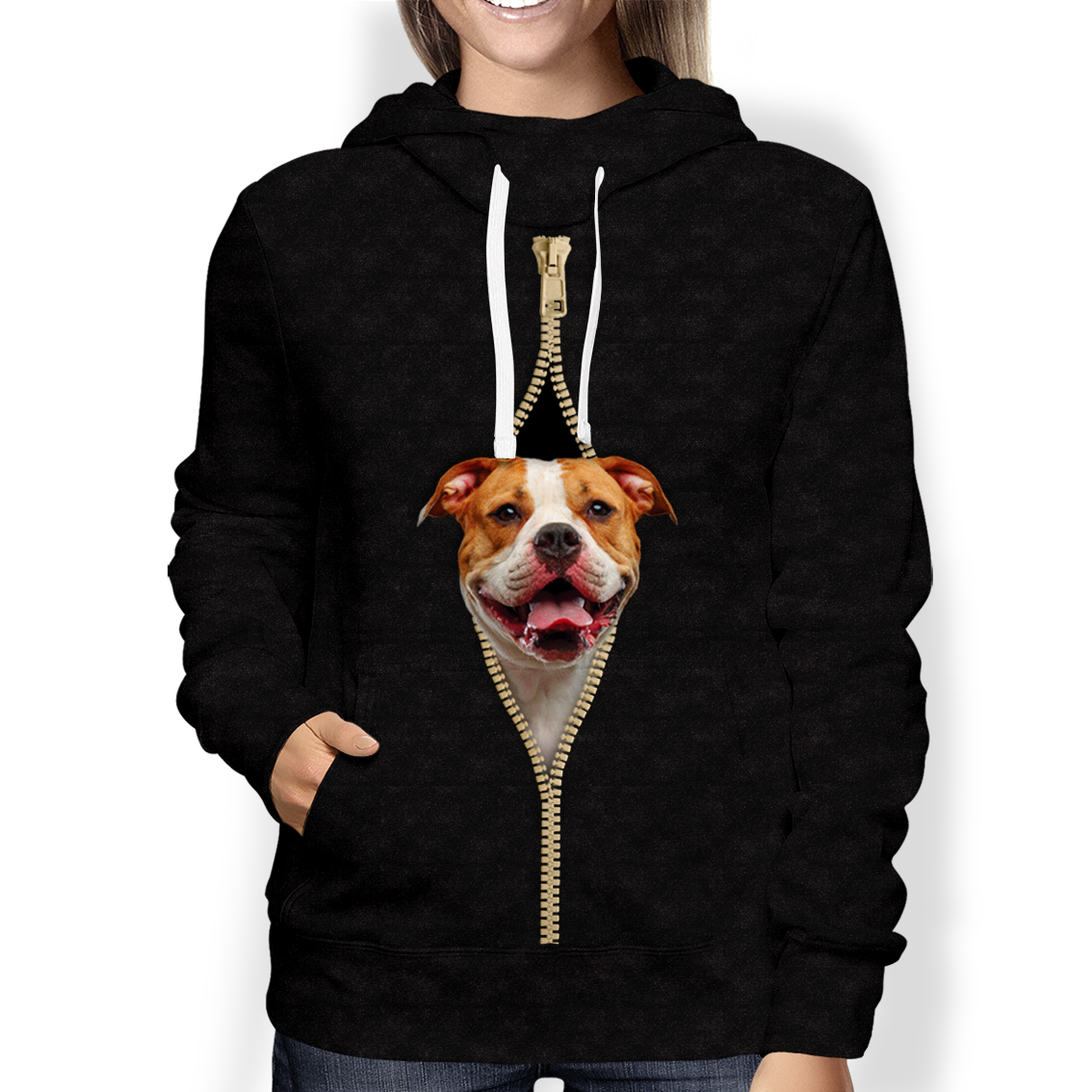 I'm With You - American Bulldog Hoodie V2