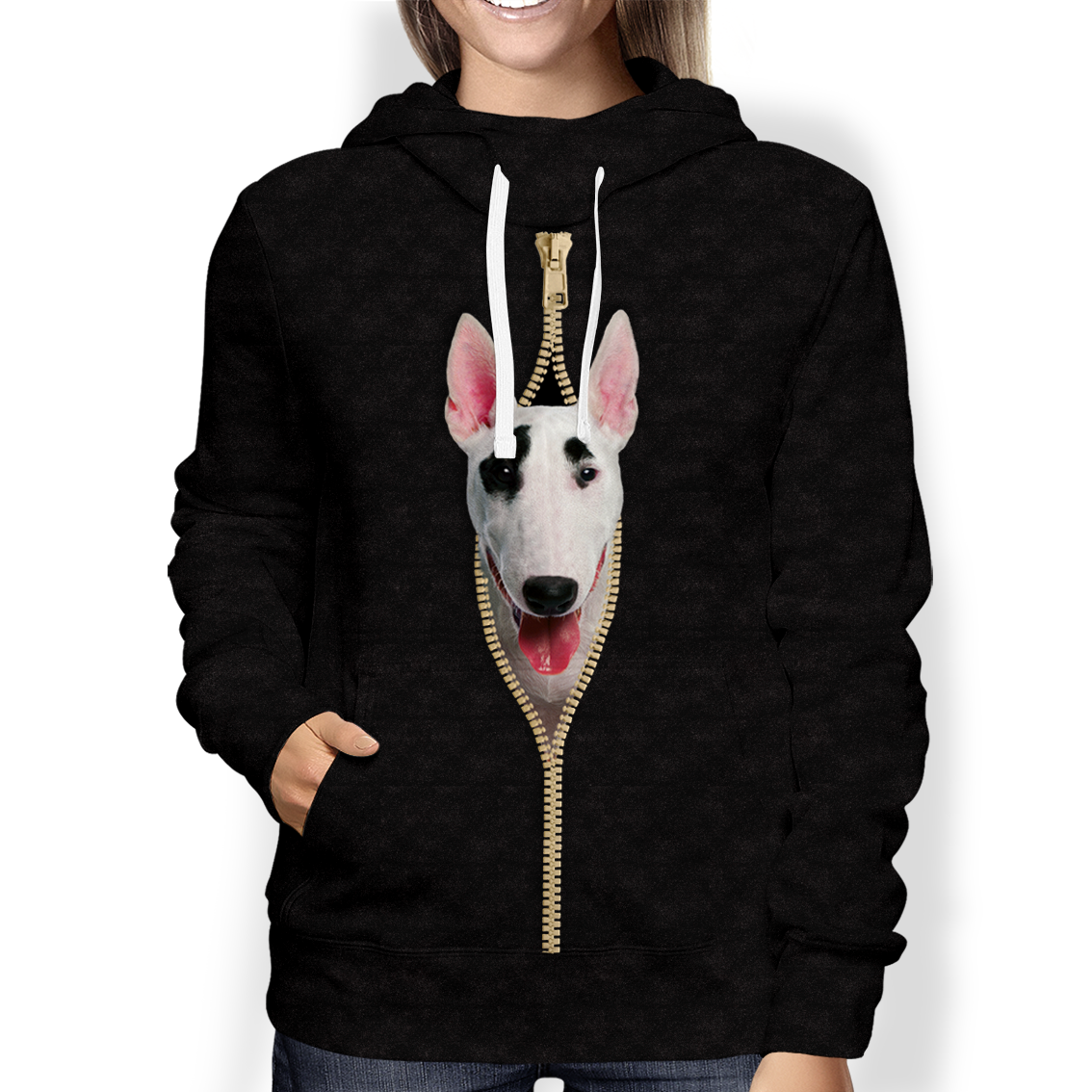 I'm With You - Bull Terrier Hoodie V2