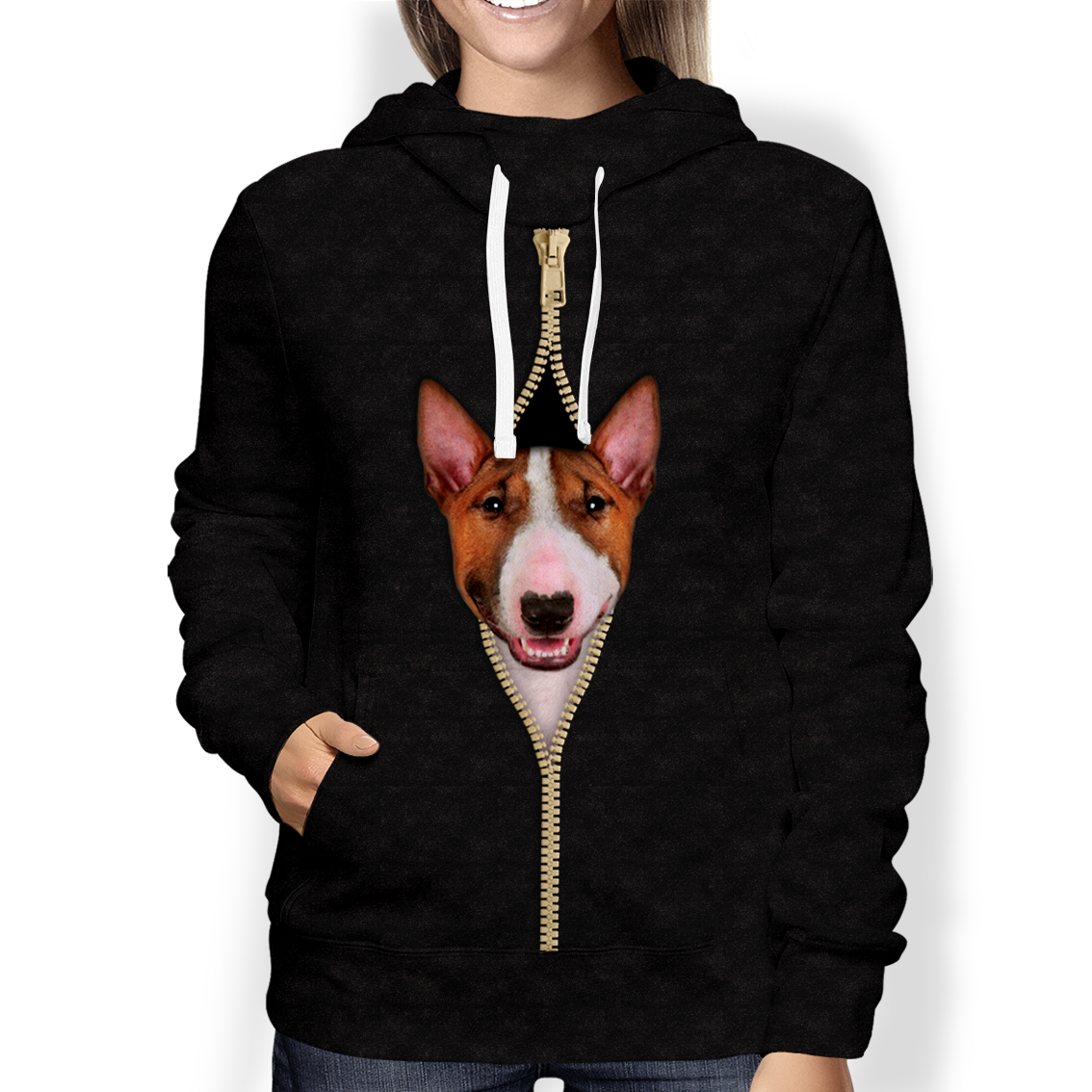 I'm With You - Bull Terrier Hoodie V3