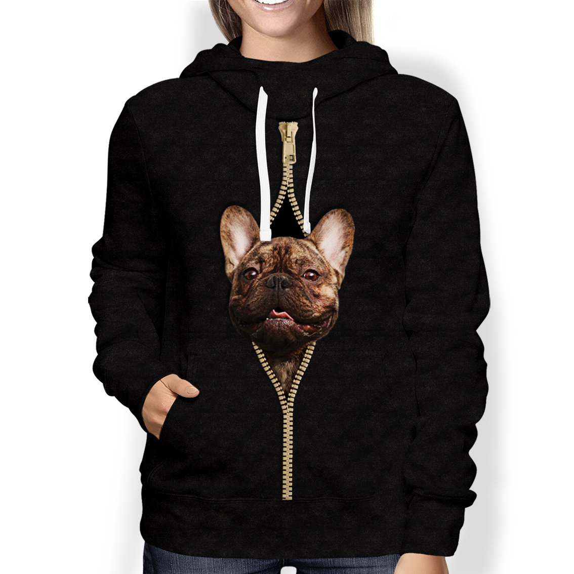 I'm With You - French Bulldog Hoodie V5