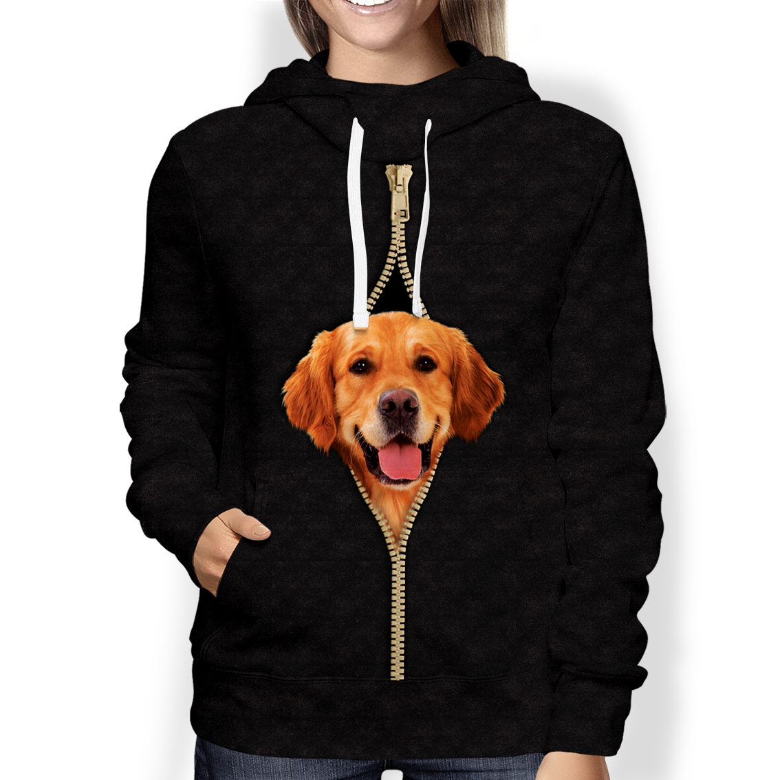 I'm With You - Golden Retriever Hoodie V3