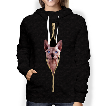 I'm With You - Sphynx Cat Hoodie V1