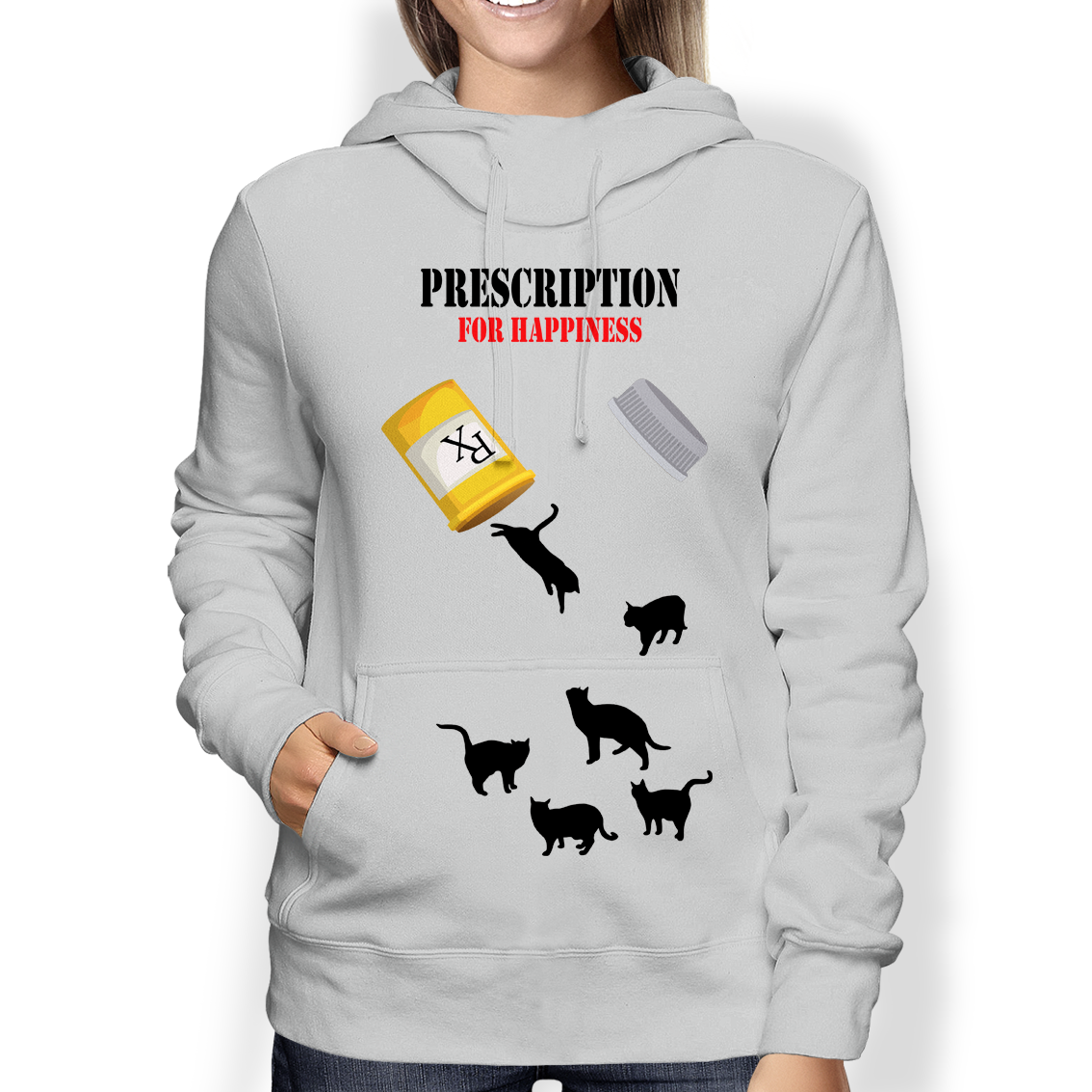 Your Cat - Prescription For Happiness - Hoodie