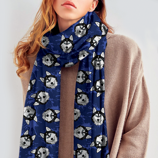 Cute Husky - Scarf V1