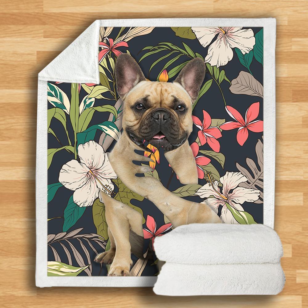 French Bulldog Blanket V4