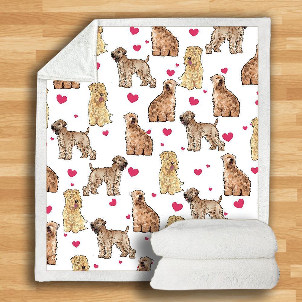 Cute Soft Coated Wheaten Terrier - Blanket V1