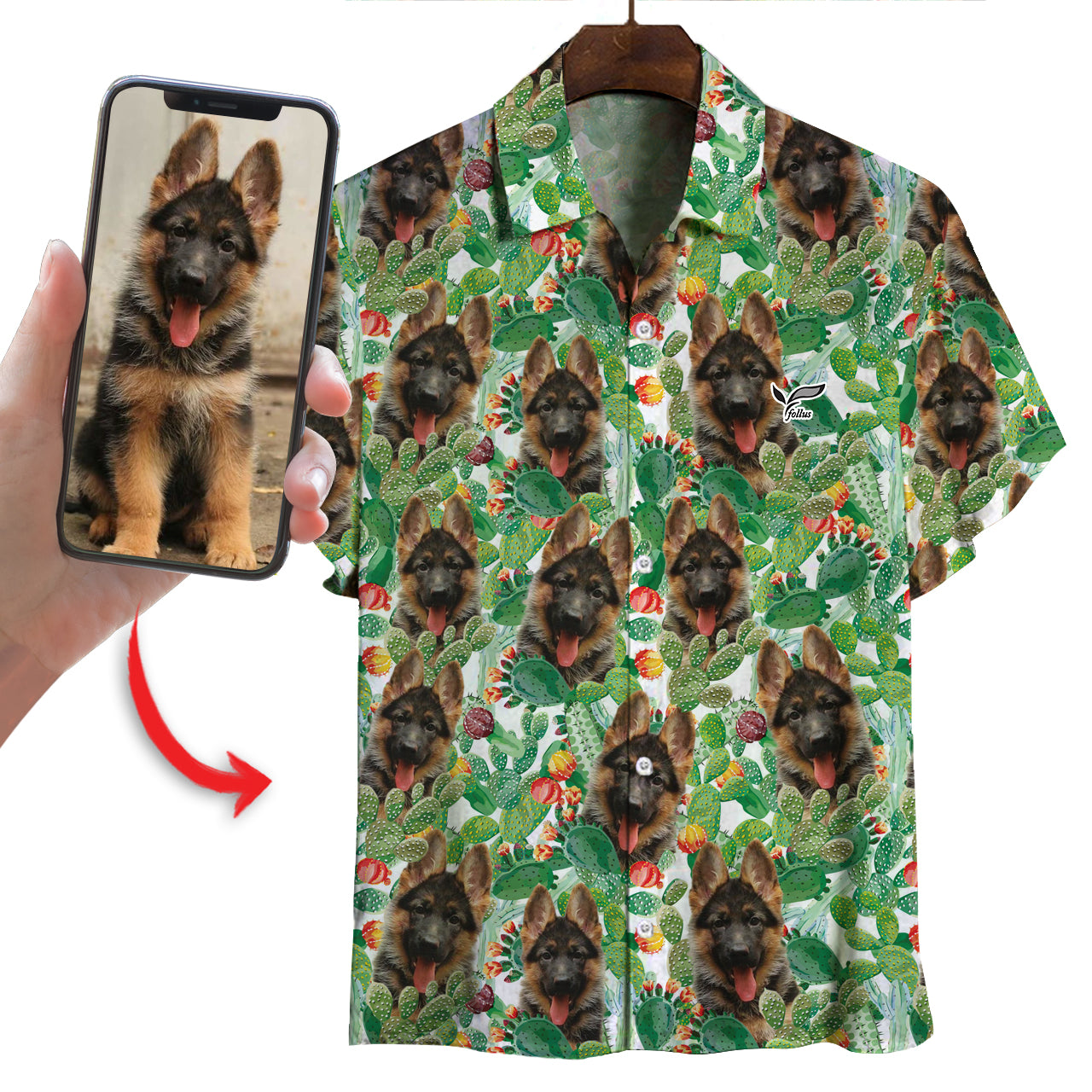 Personalized Hawaiian Shirt With Your Pet's Photo