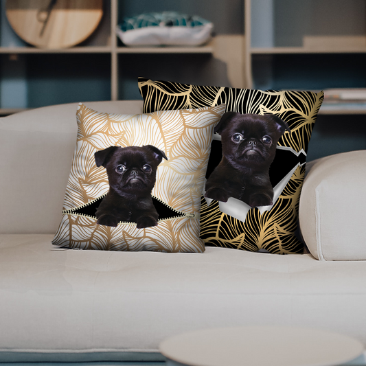 They Steal Your Couch - Griffon Petit Brabancon Pillow Cases V2 (Set of 2)