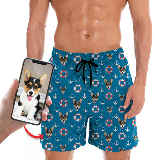 Personalisierte Hawaii-Shorts mit dem Foto Ihres Haustieres V1