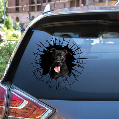 Get In - It's Time For Shopping - American Pit Bull Terrier Car/ Door/ Fridge/ Laptop Sticker V3