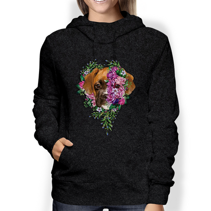 Boxer Hearts Are Beautiful Flowers - Sweat à capuche V2