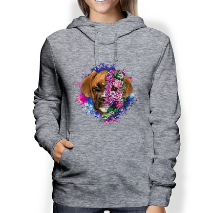 Boxer Hearts Are Beautiful Flowers - Hoodie V3