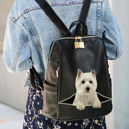 West Highland White Terrier Backpack V1