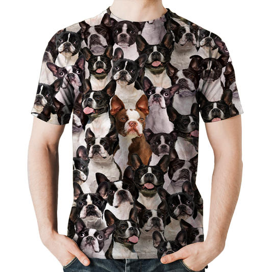 Sie werden einen Haufen Boston Terrier haben - T-Shirt V1