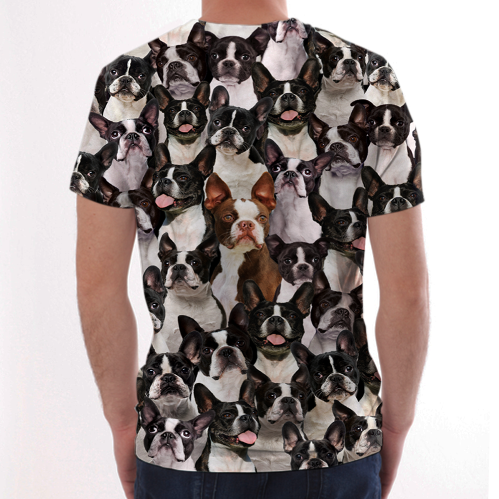 Vous aurez un tas de Boston Terriers - T-Shirt V1