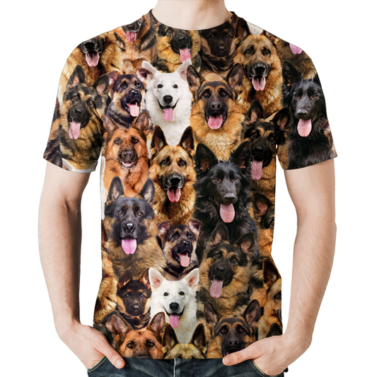 Du wirst einen Haufen Deutscher Schäferhunde haben - T-Shirt V1