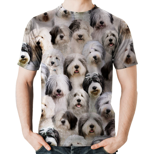 Vous aurez une bande de vieux chiens de berger anglais - T-Shirt V1