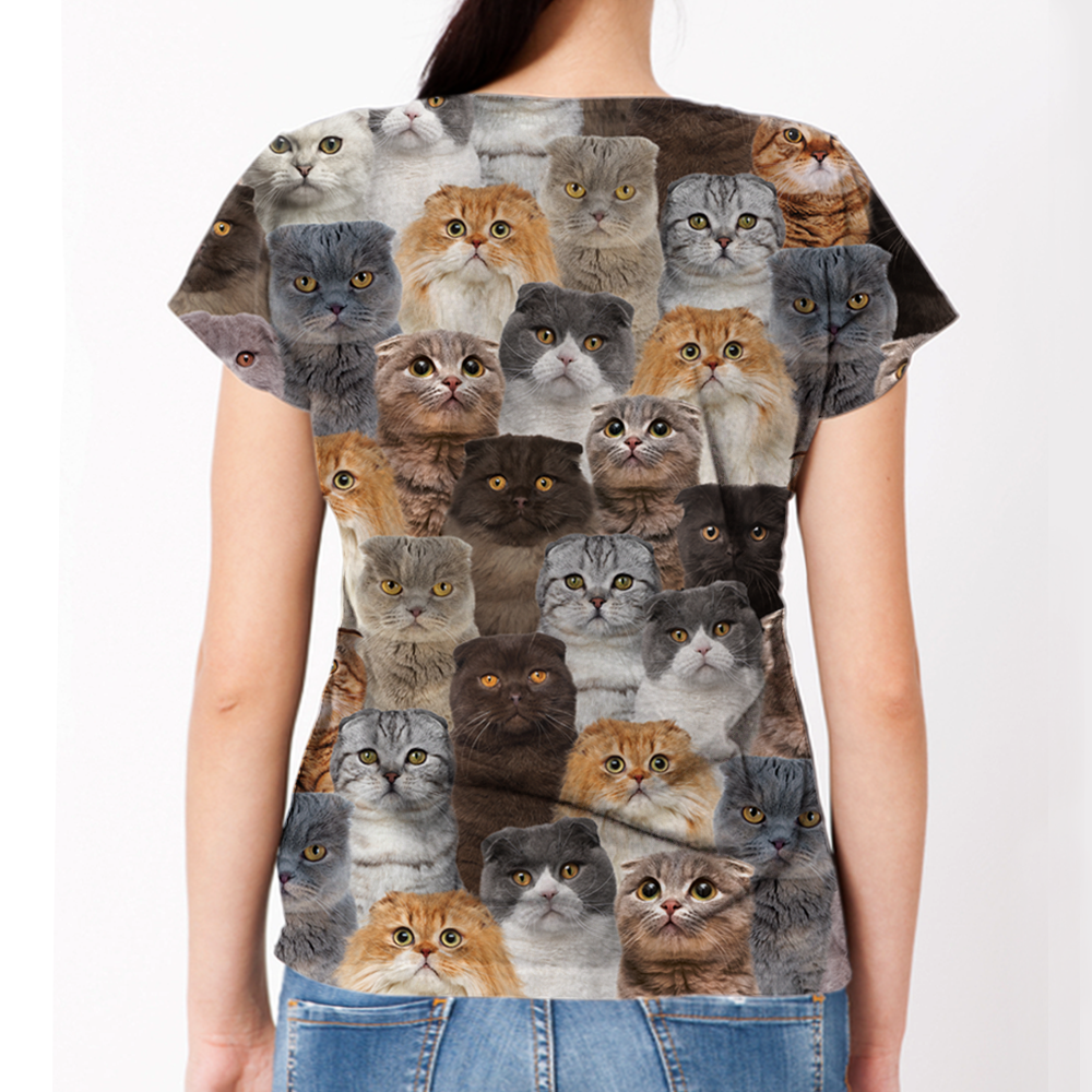 You Will Have A Bunch Of Scottish Fold Cats - T-Shirt V1