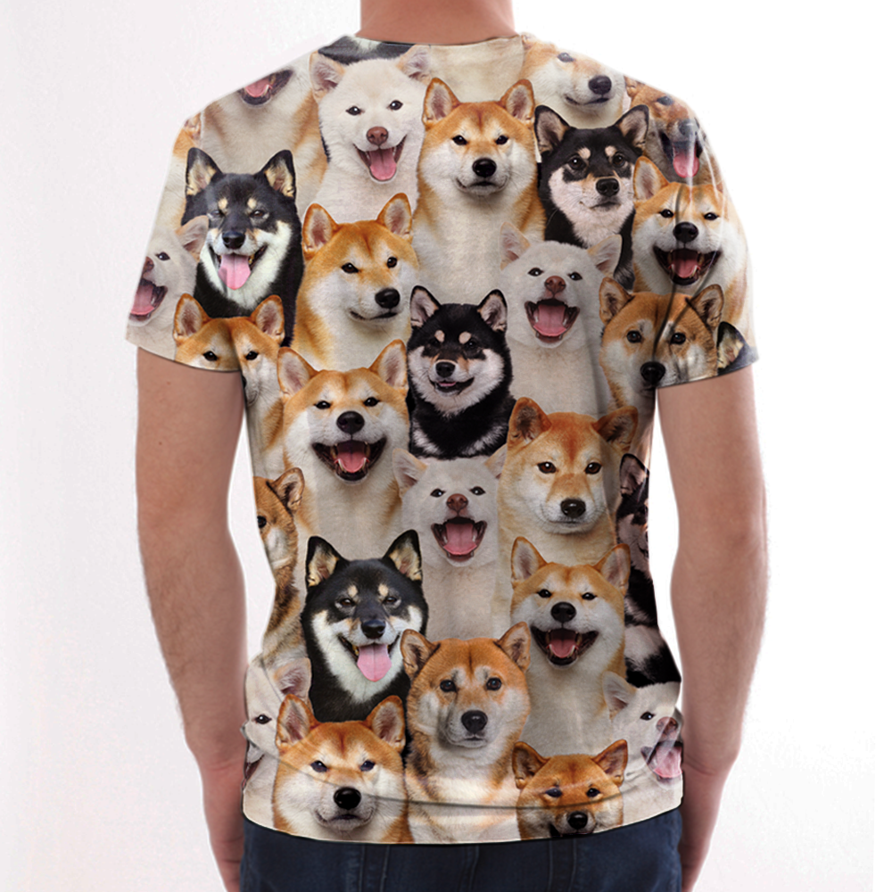 Du wirst einen Haufen Shiba Inus haben - T-Shirt V1