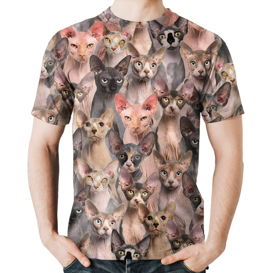 Du wirst einen Haufen Sphynx-Katzen haben - T-Shirt V1