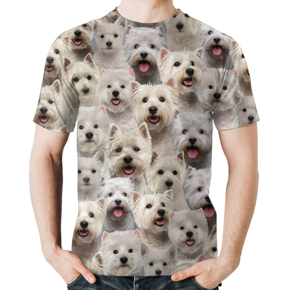 Vous aurez un tas de West Highland White Terriers - T-Shirt V1