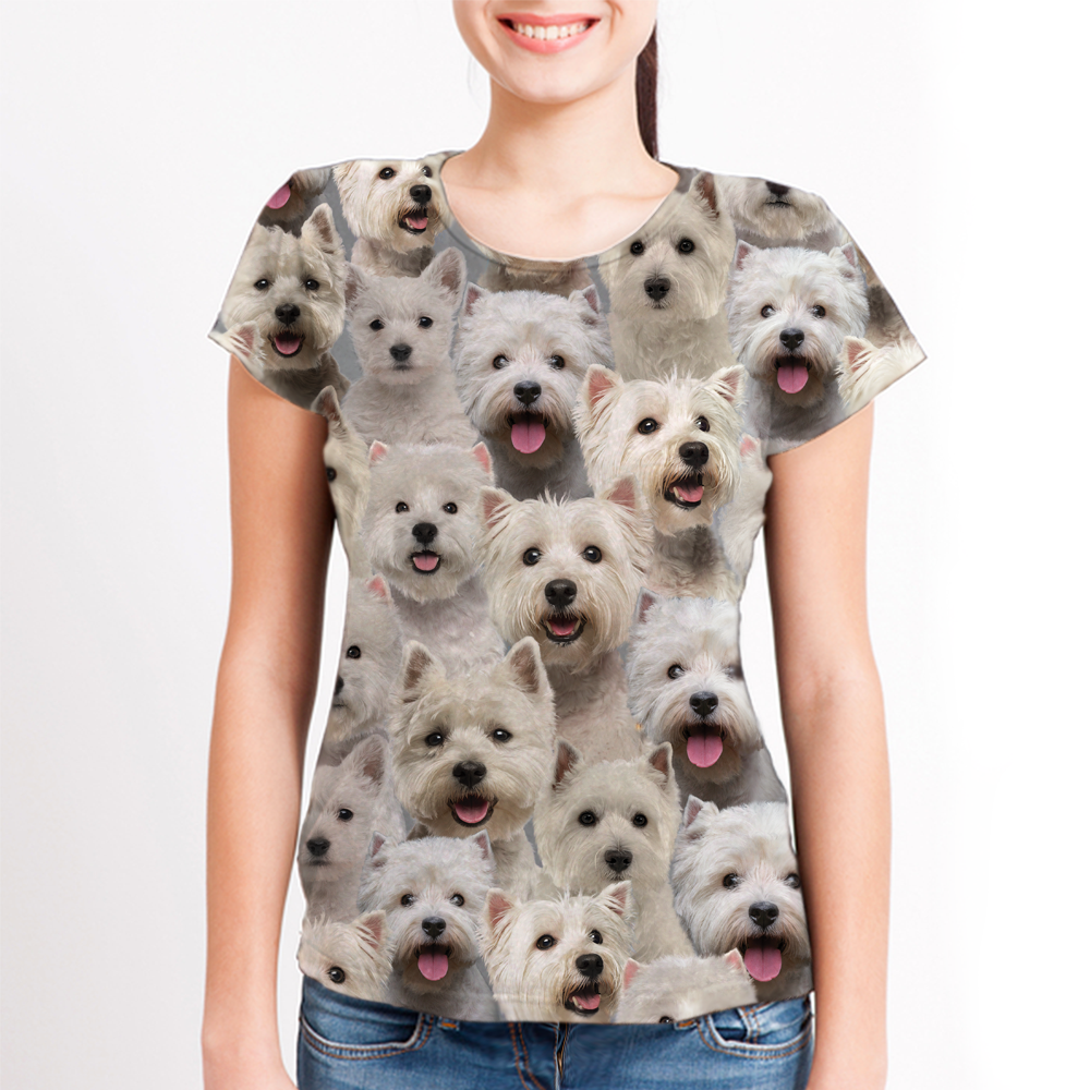 Sie werden einen Haufen West Highland White Terrier haben - T-Shirt V1