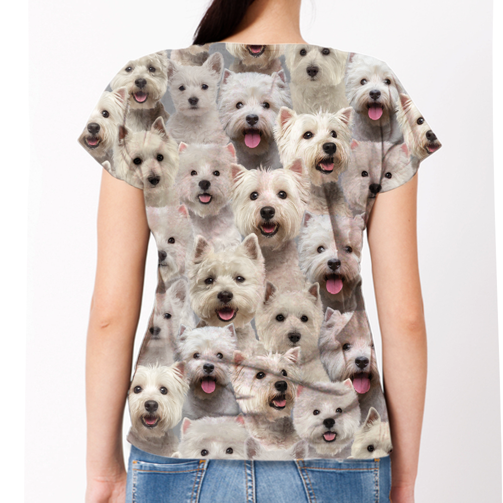 Vous aurez un tas de West Highland White Terriers - T-Shirt V1