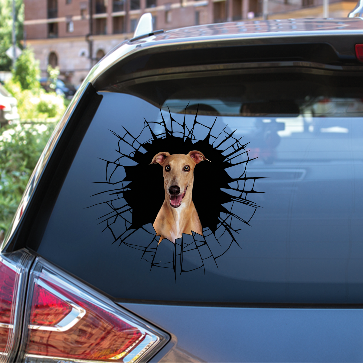 Get In - It's Time For Shopping - Greyhound Car/ Door/ Fridge/ Laptop Sticker V2