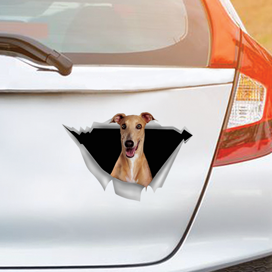 Nous aimons monter dans les voitures - Greyhound Car/ Door/ Fridge/ Laptop Sticker V2