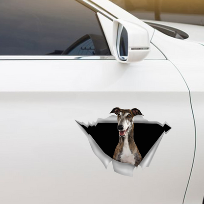 We Like Riding In Cars - Greyhound Car/ Door/ Fridge/ Laptop Sticker V1