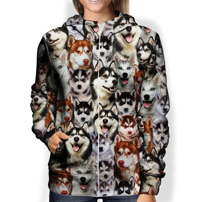 You Will Have A Bunch Of Huskies - Hoodie V1