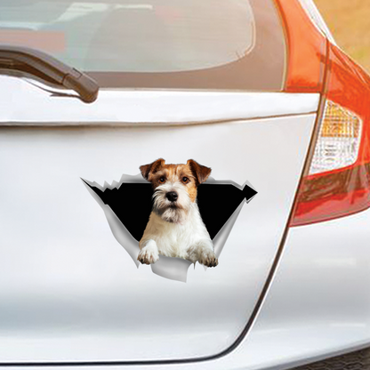 We Like Riding In Cars - Jack Russell Terrier Car/ Door/ Fridge/ Laptop Sticker V2