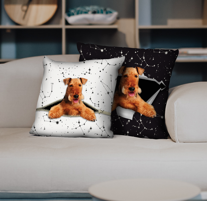They Steal Your Couch - Airedale Terrier Pillow Cases V1 (Set of 2)