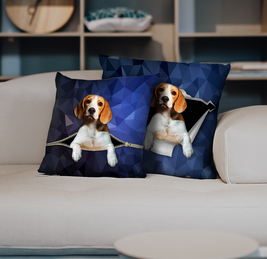 Sie stehlen Ihre Couch – Beagle-Kissenbezüge V1 (2er-Set)