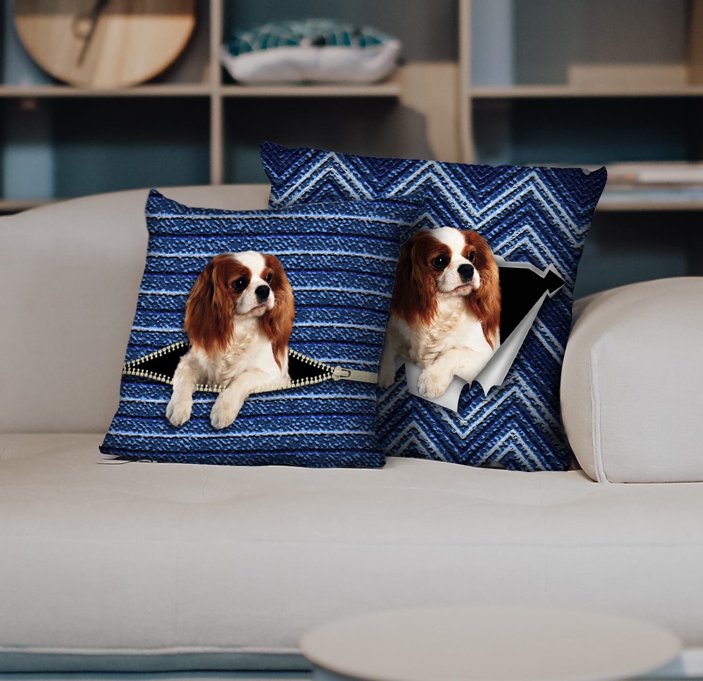They Steal Your Couch - Cavalier King Charles Spaniel Pillow Cases V1 (Set of 2)