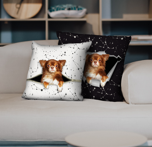 Sie stehlen Ihre Couch – Chihuahua-Kissenbezüge V1 (2er-Set)