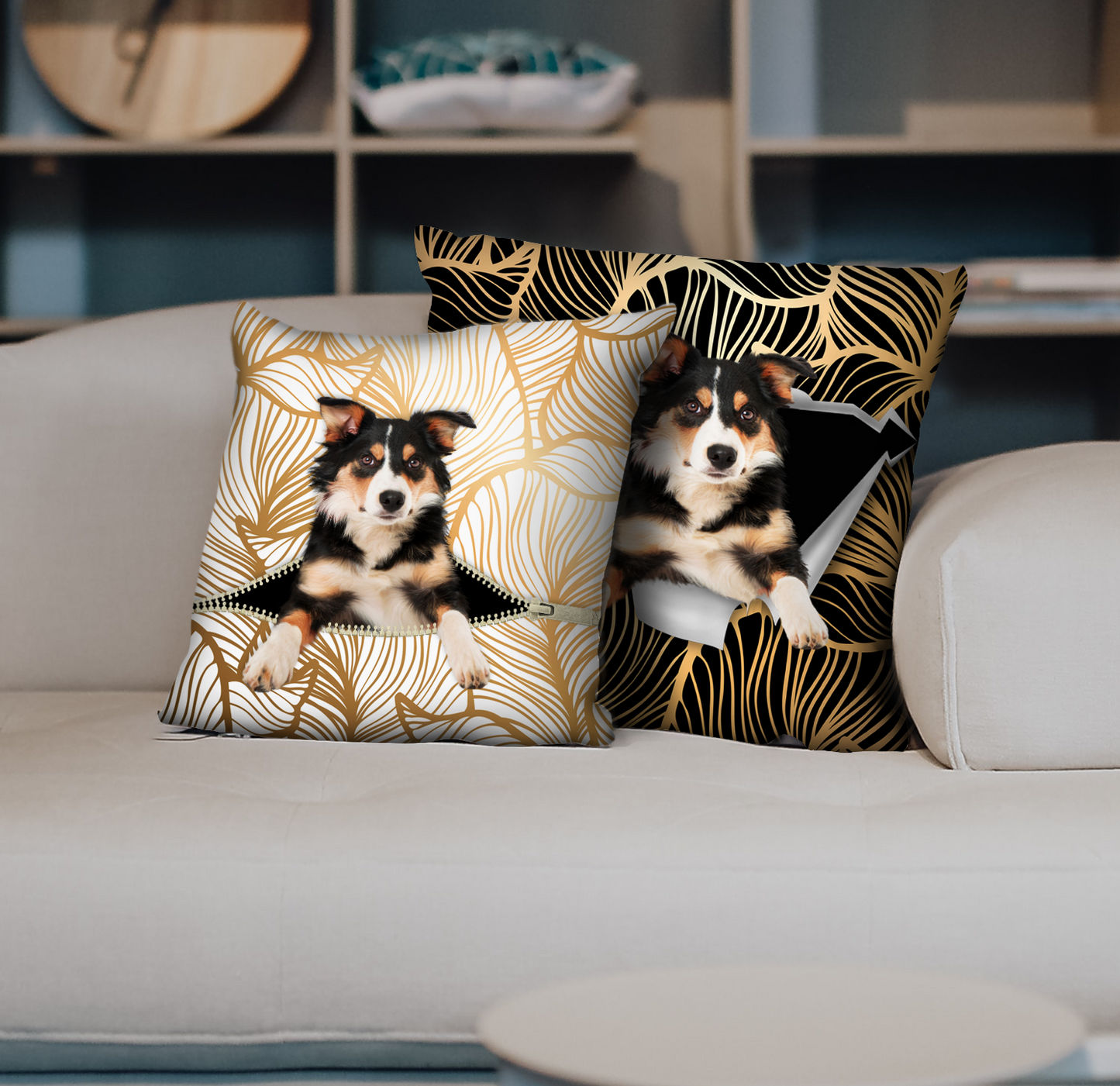 They Steal Your Couch - Border Collie Pillow Cases V2 (Set of 2)