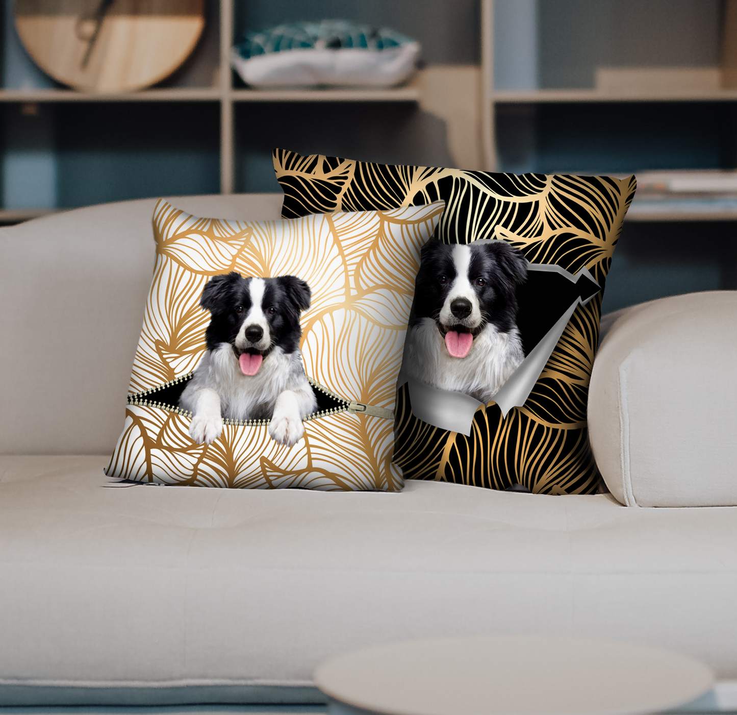 They Steal Your Couch - Border Collie Pillow Cases V1 (Set of 2)