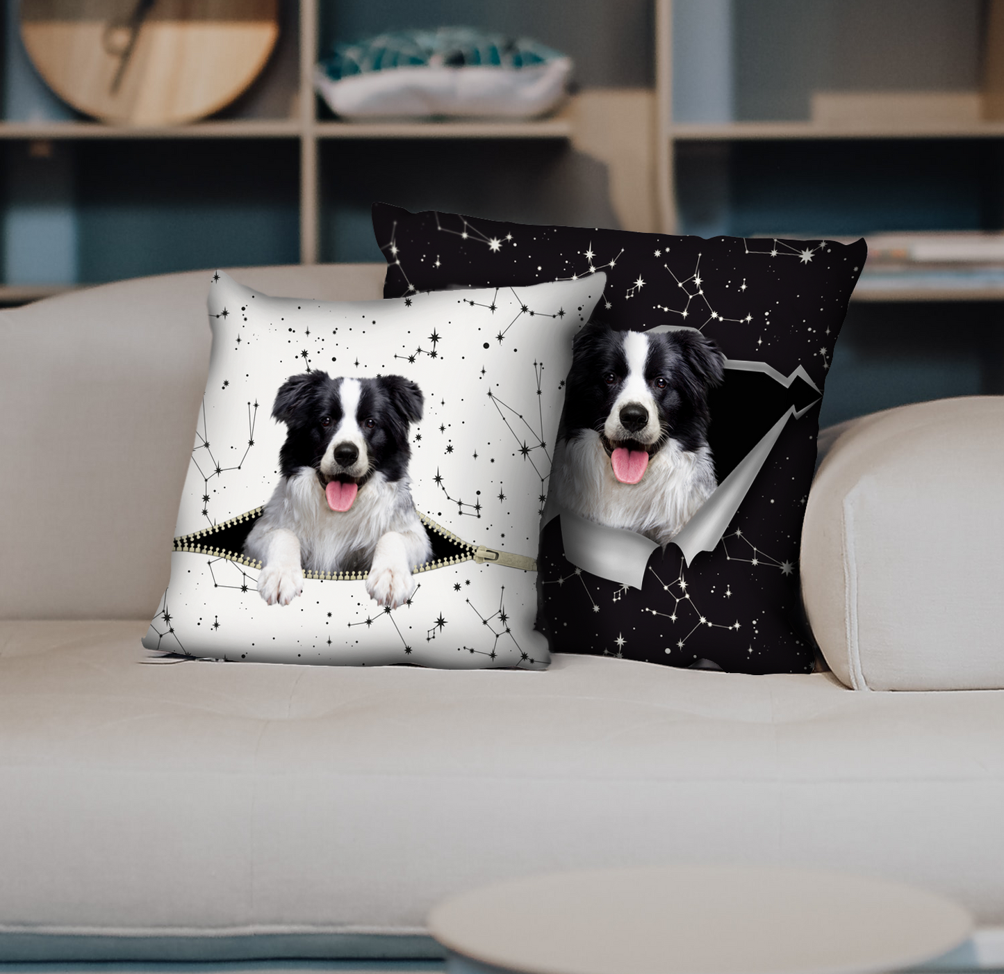 They Steal Your Couch - Border Collie Pillow Cases V1 (Set of 2)