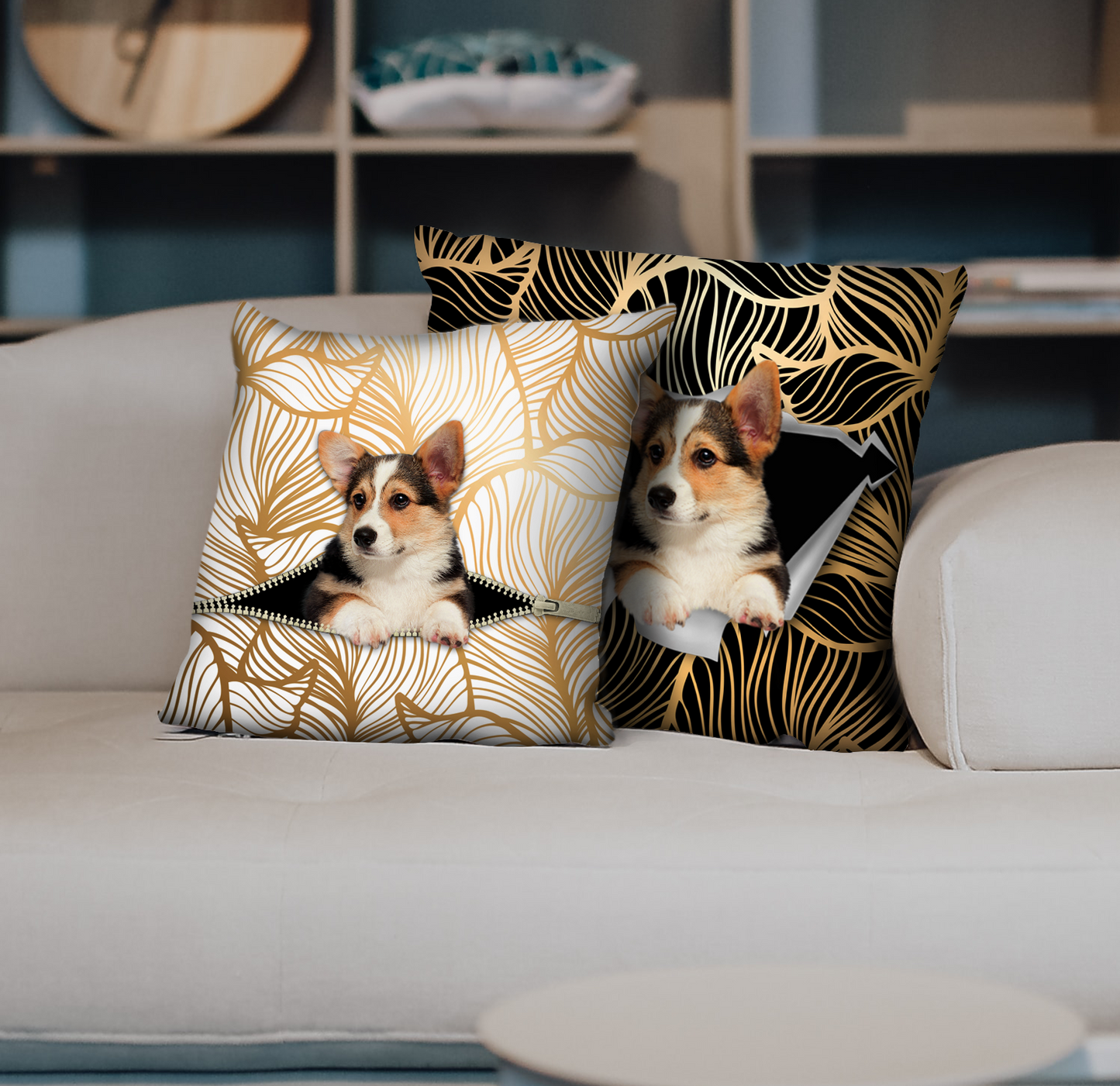 They Steal Your Couch - Welsh Corgi Pillow Cases V1 (Set of 2)