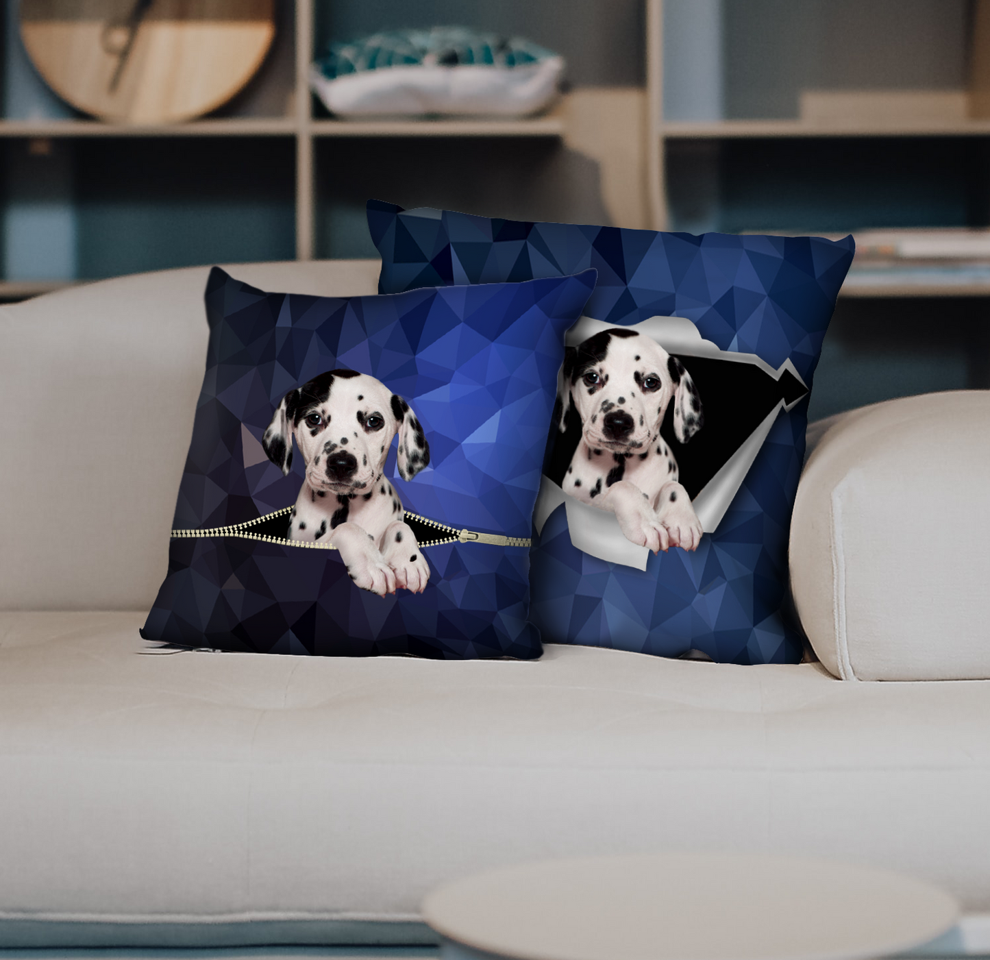 Sie stehlen Ihre Couch – Dalmatiner-Kissenbezüge V1 (2er-Set)