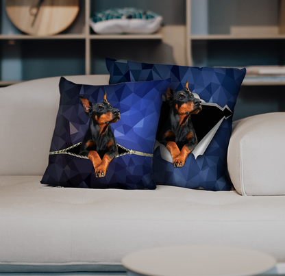 They Steal Your Couch - Doberman Pinscher Pillow Cases V2 (Set of 2)