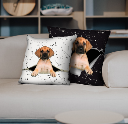Sie stehlen Ihre Couch – Deutsche Dogge-Kissenbezüge V2 (2er-Set)