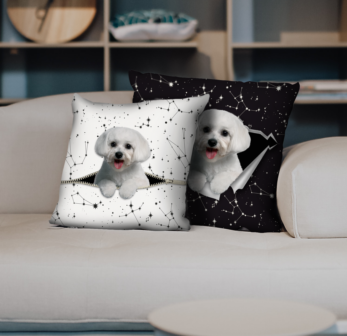 They Steal Your Couch - Maltese Pillow Cases V1 (Set of 2)