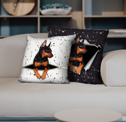 They Steal Your Couch - Miniature Pinscher Pillow Cases V1 (Set of 2)