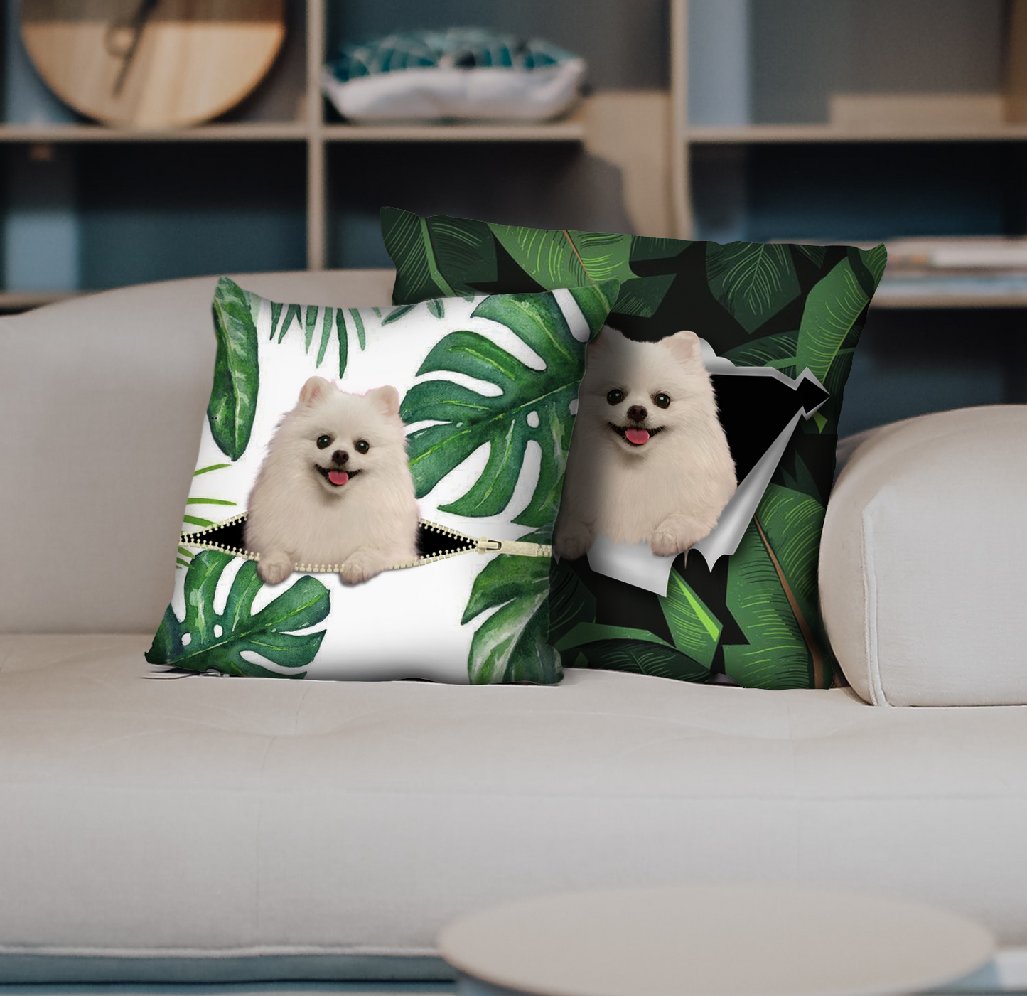 They Steal Your Couch - Pomeranian Pillow Cases V2 (Set of 2)