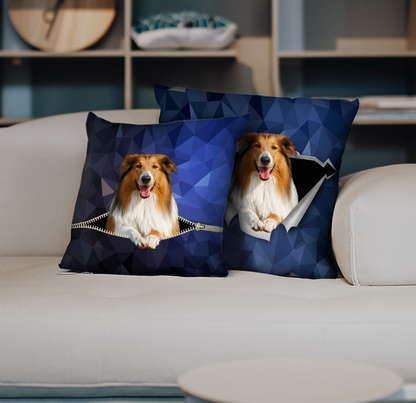 They Steal Your Couch - Rough Collie Pillow Cases V1 (Set of 2)