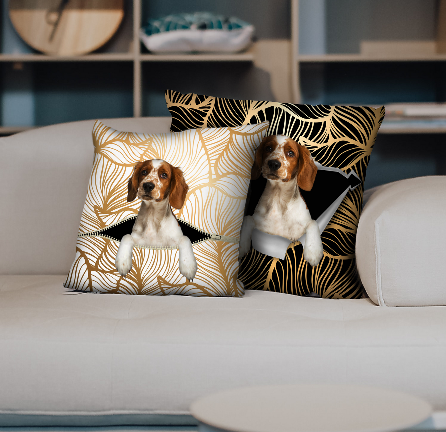 They Steal Your Couch - Welsh Springer Spaniel Pillow Cases V1 (Set of 2)