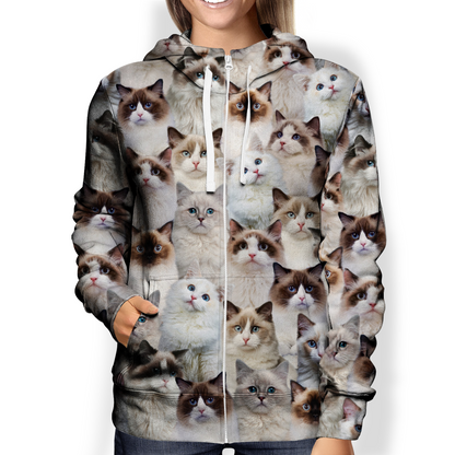 You Will Have A Bunch Of Ragdoll Cats - Hoodie V1
